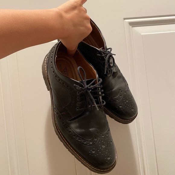 Dockers black men’s Oxford shoes 🍀 - Picture 3 of 9